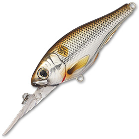 Воблер LiveTarget Threadfin Shad Crankbait 205 Silver/Bronze