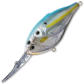 Воблер LiveTarget Threadfin Shad Magnum Crankbait 822 Metallic Pearl/Blue Shad