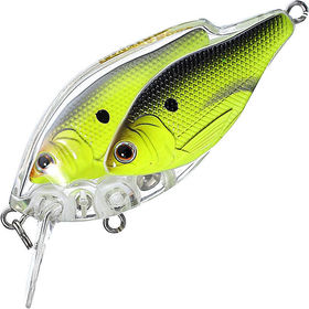 Воблер LiveTarget Threadfin Shad Squarebill 818 Chartreuse/Black