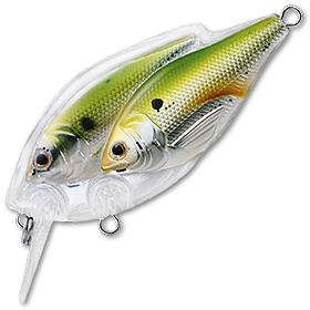 Воблер LiveTarget Threadfin Shad Squarebill 807 Metallic/Green