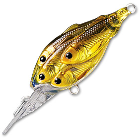 Воблер LiveTarget Yearling Crankbait 814 Gold/Black