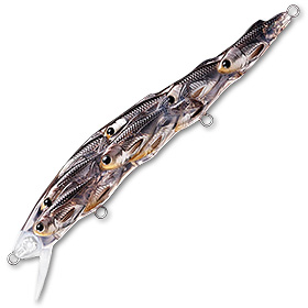Воблер LiveTarget Yearling Jerkbait 110SP 813 Silver/Black