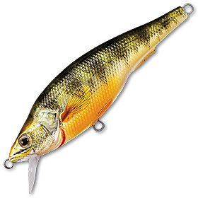 Воблер LiveTarget Yellow Perch Jerkbait 102 Metallic/Gloss