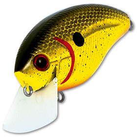 Воблер Livingston Howeller DMC Square 1312 chartreuse splatter shad