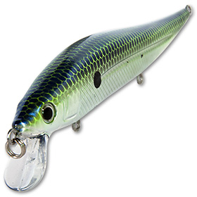 Воблер Livingston Jerkmaster 3431 chrome xxx shad