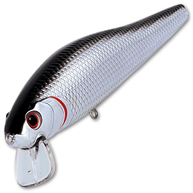 Воблер Livingston Stick Master 127 2605 black back chrome shad