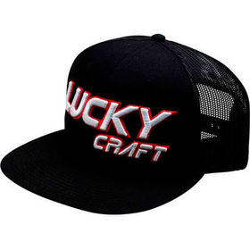 Кепка Lucky Craft Flat (Black and White/Red)