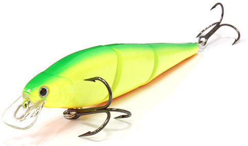 Воблер Lucky Craft Pointer 125 3 Jointed Jerk-133 Green Lime Chart