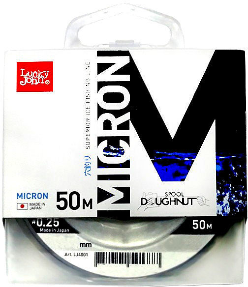 Леска Lucky John Micron 50м 0.10мм (прозрачная)