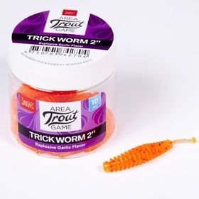 Слаг Lucky John Pro Series Trick Worm 2.0 (5см) 036 (упаковка - 10шт)