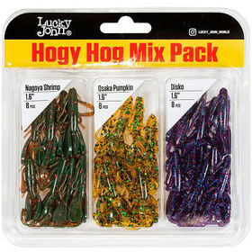 Твистер Lucky John Pro Series Hogy Hog (4.1cм) MIX1 (упаковка - 24шт)