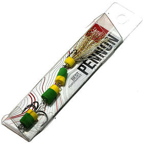 Приманка джиговая Lucky John Pennon №25 (7см) зеленая/желтая