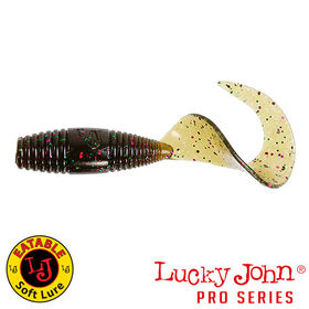 Виброхвост Lucky John Pro Series J.I.B. Tail, 38мм, цвет S21, 15шт