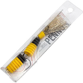 Приманка джиговая Lucky John Pennon Slotworm (желтый/черный)