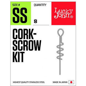 Спирали Lucky John Pro Series Corkscrow L (упаковка - 7шт)