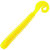 Силиконовая приманка LureMax Cheeky Worm 2.5 (6.25см) LSCW25-001 Chartreuse (упаковка - 10шт)