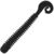 Силиконовая приманка LureMax Cheeky Worm 2.5 (6.25см) LSCW25-006 Black (упаковка - 10шт)