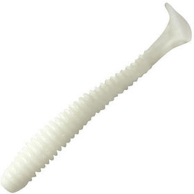 Силиконовая приманка LureMax Seeker 2.5 (6.3см) LSSK25-009 White UV (упаковка - 10шт)