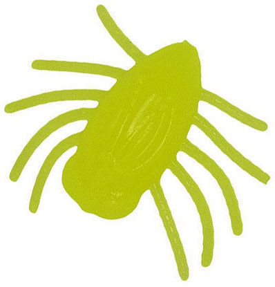Силиконовая приманка Luremax Dung Bug 1 (3см) 001 Chartreuse (упаковка - 5шт)