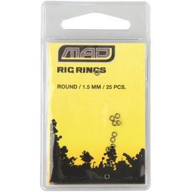 Кольцо металлическое MAD RIG RINGS ROUND 25шт.