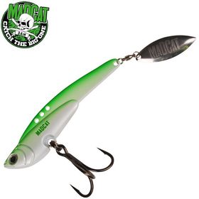 Блесны вибрирующие MADCAT E-LUZION BLADE LURE - GREEN, 60 гр.