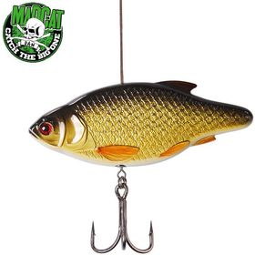 Воблеры MADCAT INLINE RATTLER - RUDD, 90 гр.