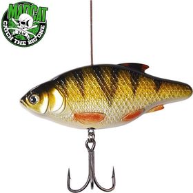 Воблеры MADCAT INLINE RATTLER - PERCH, 90 гр.