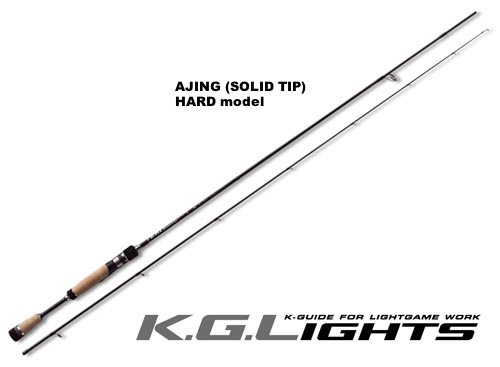 Спиннинг Major Craft K.G.Lights Ajing (Solid Tip) Hard 224 H