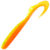 Силиконовая приманка Megabass Kemuri Curly (8.89см) orange back chart (упаковка - 7шт)
