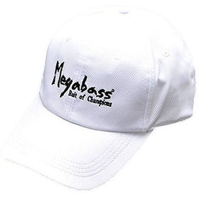 Кепка Megabass Field Cap Brush Logo Wht/Blk