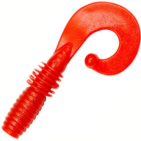 Твистер Megabass Rocky Fry Curly Tail (5,08см) Solid Deep Red (упаковка - 5шт)