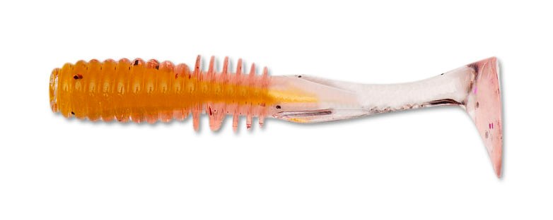 Твистер Megabass Rocky Fry Vib Tail (3,8см) Cherry Shrimp