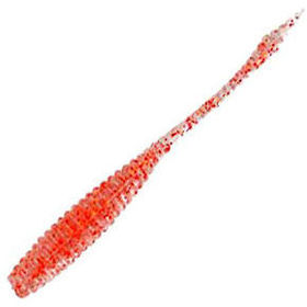 Силиконовая приманка Megabass Chilimen 1.8 (4.6см) Clear Red Flake (упаковка - 8шт)