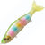 Воблер Megabass I-Slide 187 R SW Floating (64г) Clear Lime Rainbow