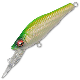 Воблер Megabass Great Hunting Dive ghost pearl lime
