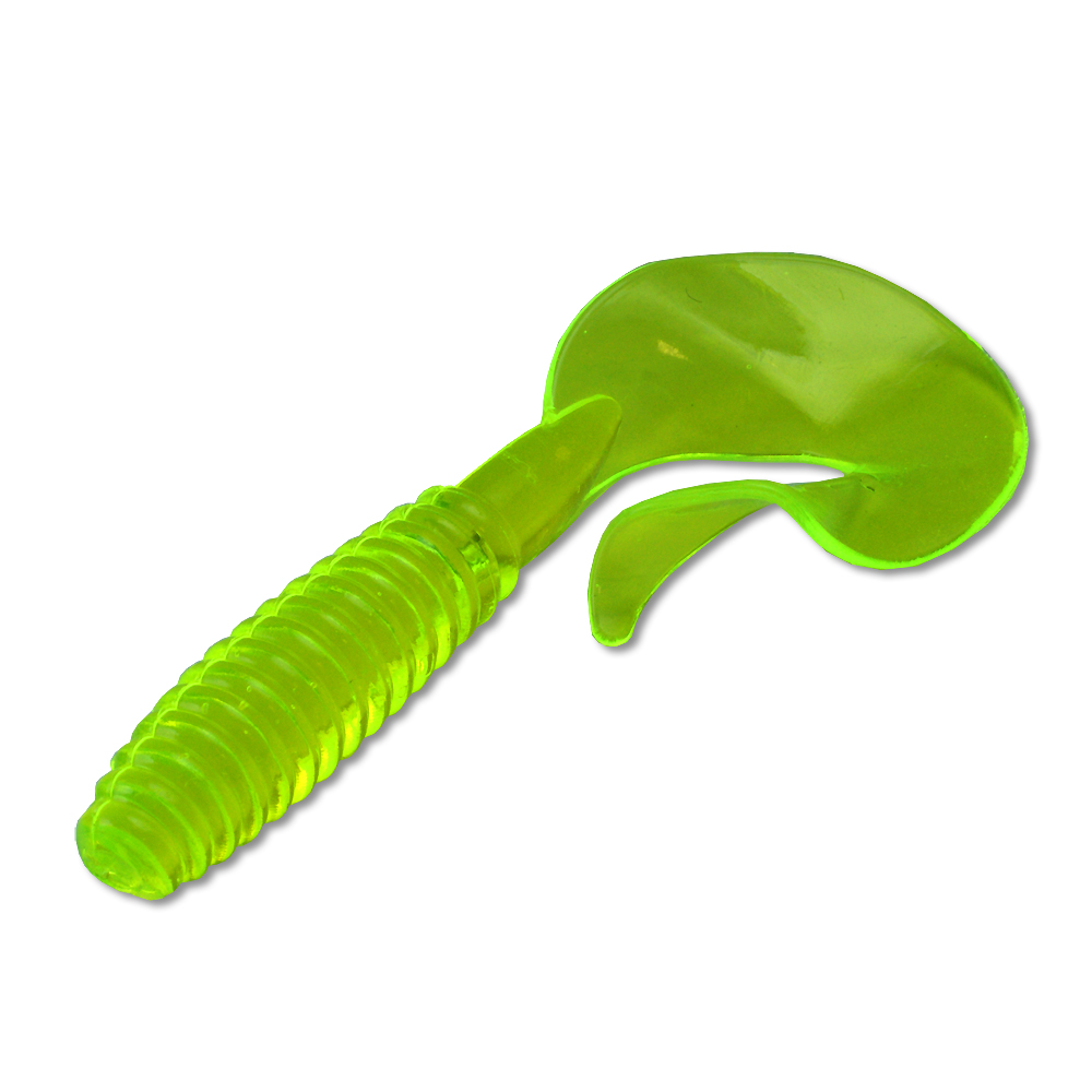 Силиконовая приманка MegaStrike Fat Grab 5"(12,5см) Chartreuse Fluo 10шт.