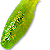 Силиконовая приманка MegaStrike Fat Shad 4"(10см) Chartreuse Gold Glitter 7шт.