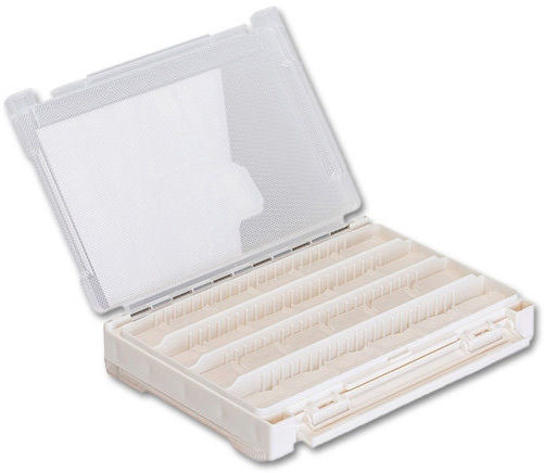 Коробка для приманок Meiho RunGun Case 3010W двухсторонняя с вкладышами (белая)