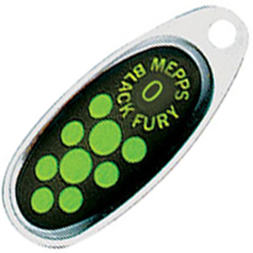 Блесна Mepps Comet Black Fury AG/CH (серебро/chartreuse) №00 (1.5г)