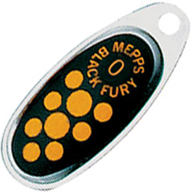 Блесна Mepps Comet Black Fury AG/JN (серебро/желтый) №00 (1.5г)