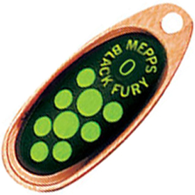 Блесна Mepps Comet Black Fury CU/CH (медь/chartreuse) №00 (1.5г)