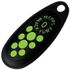 Блесна Mepps Comet Black Fury NR/CH (черный/chartreuse) №00 (1.5г)