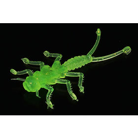 Мягкая приманка MicroKiller Веснянка 35мм Зеленый Флюо