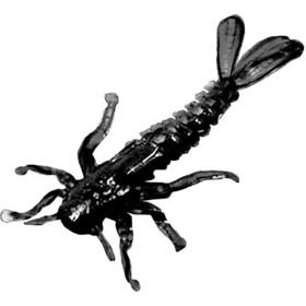 Приманка MicroKiller Поденка (30 мм) оливковый (упаковка - 12 шт)