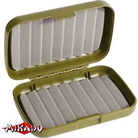 Коробочка для нахлыстовых мушек Mikado UAM-034C (12.8 x 8.6 x 3.4 см.)