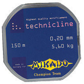 Леска Mikado Technicline 150 m 0.34 mm (упаковка - 10 шт)