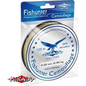 Плетеный шнур Mikado FISHUNTER CAMOUFLAGE 0,26 (125 м) - 21.50 кг.