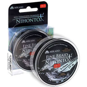 Плетеный шнур Mikado Nihonto Fine Braid 0,30 black (15 м)