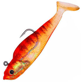 Виброхвост оснащенный Mikado Crystal Fish WX5554 (10 см) 117 (упаквока - 2 шт)