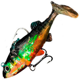 Виброхвост оснащенный Mikado Crystal Fish WX5561 (10 см) 011 (упаковка - 2 шт)